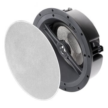 ACE870 8" Angled Trimless LCR In Ceiling Speaker, 1" Pivoting Tweeter Dolby Atmos® Ready, Single